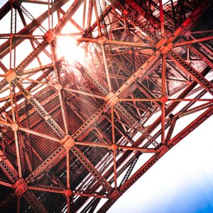 Limited Edition Print "Under the Orange Girders"